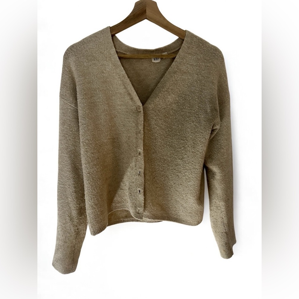 GAP Women's Tan Cardigan Sweater
